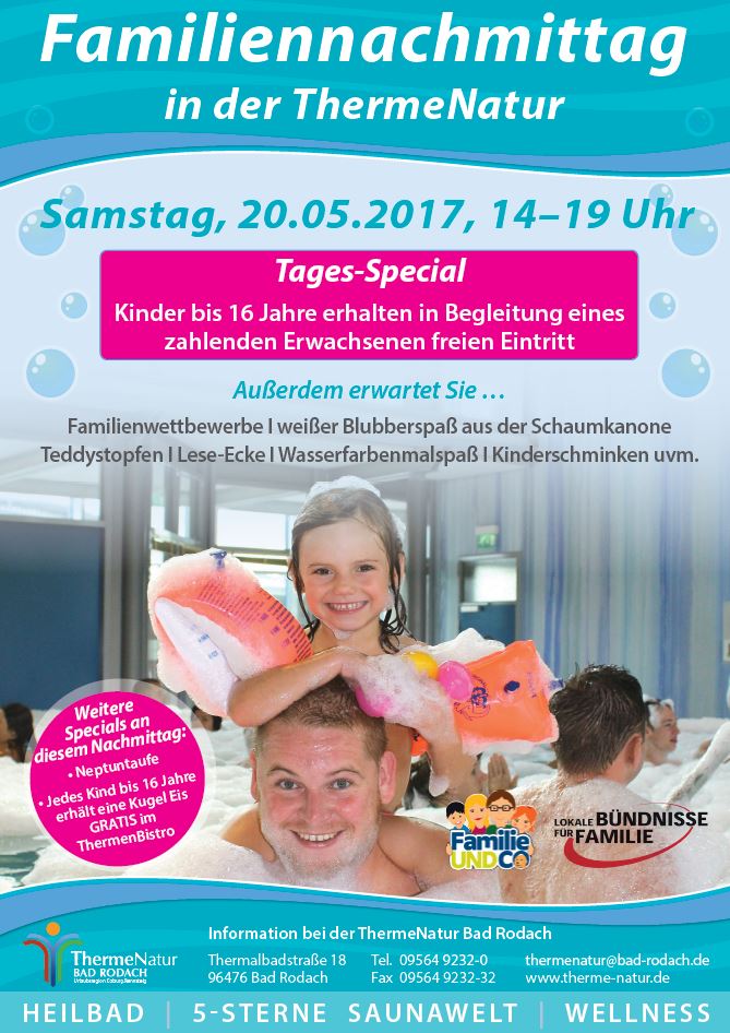 Familiennachmittag in der ThermeNatur Familiennachmittag in der ThermeNatur